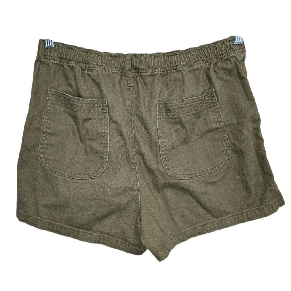 Madewell olive shorts